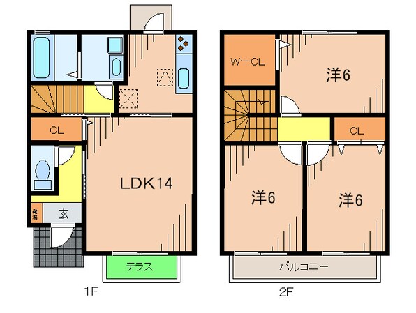 グリ－ンパレスⅣの物件間取画像